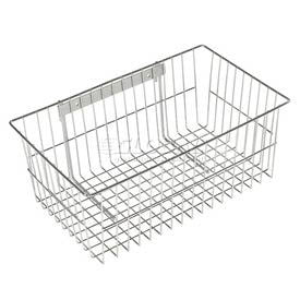 Nexel ASW177 Chrome Wire Utility Basket 18-3/4"W x 11-1/4"D x 7-1/2"H (WB184798)