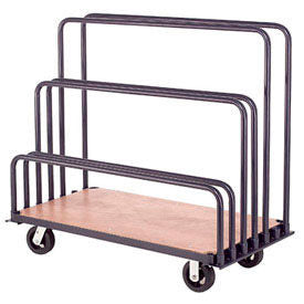 Global Industrial Adjustable Mobile Sheet Rack, 60"W x 30"D x 36"H, 2000 lb. Capacity, Blue (WB652215)