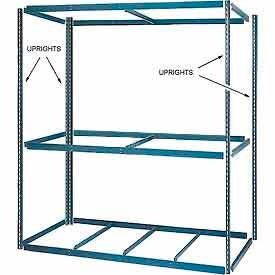 Global Industrial Angle Post, 6'H, Gray, Set of 4 (WB790CP116)