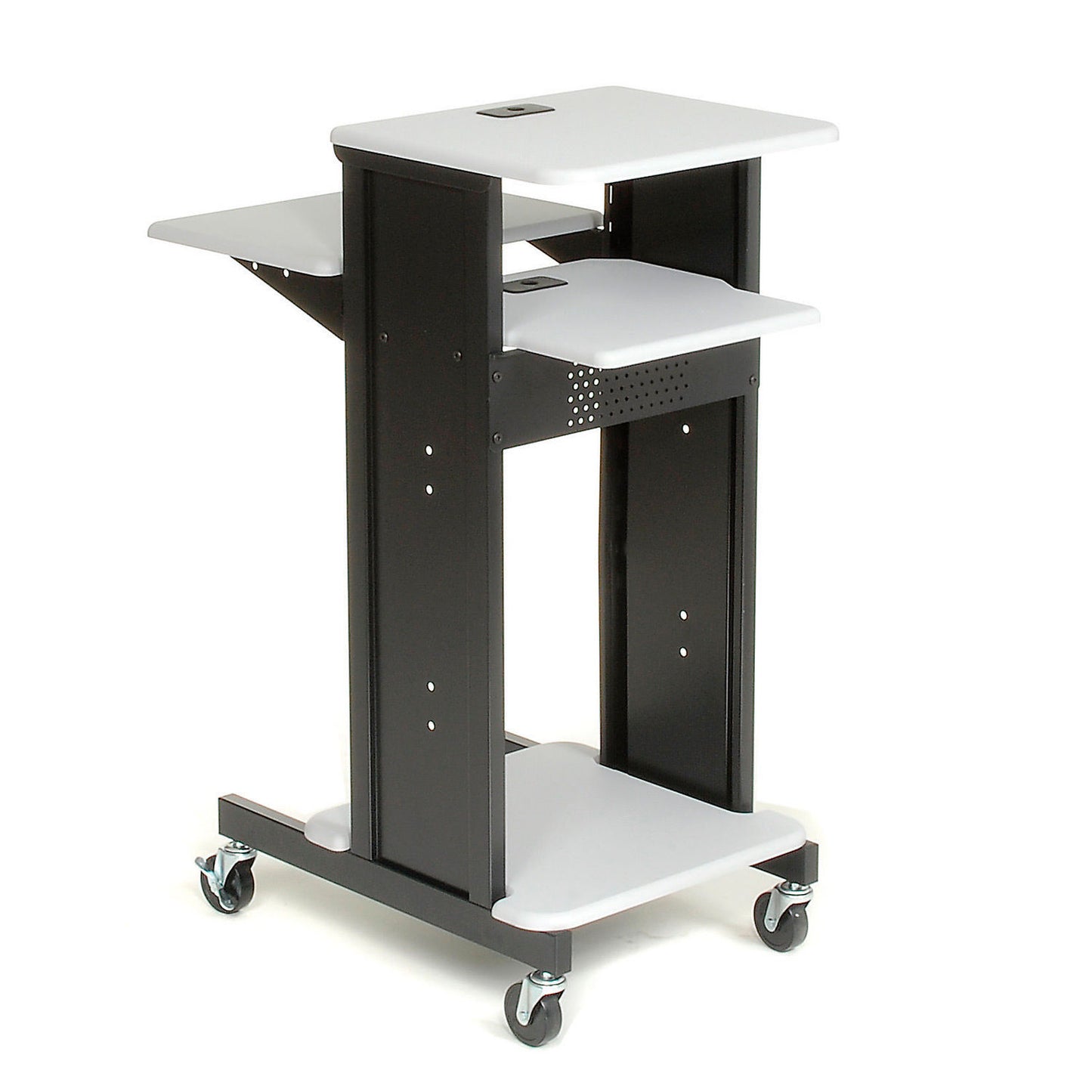 Global Industrial Projector Presentation Cart - Gray/Black (WB250765GY)