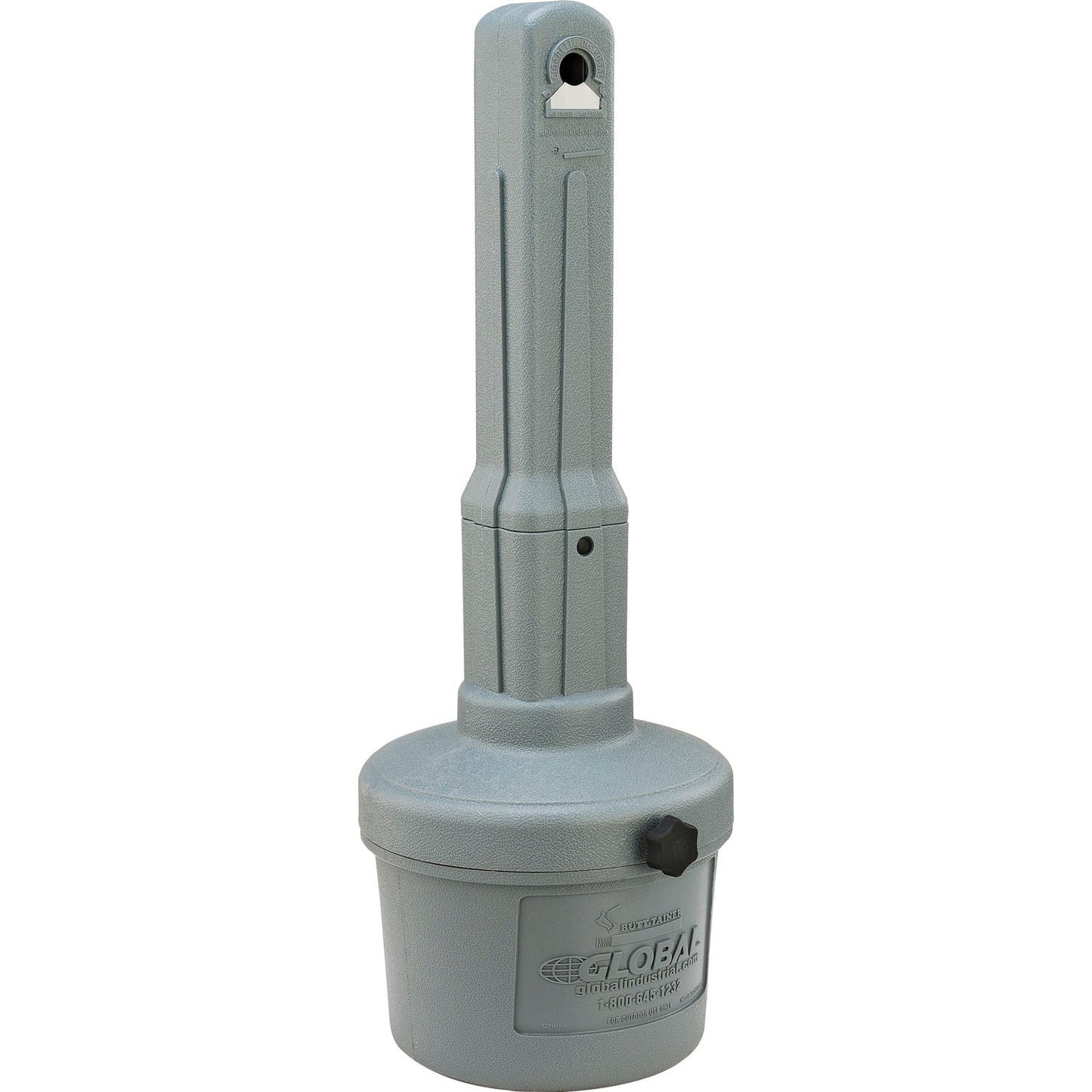 Global Industrial Outdoor Ashtray, 1-1/2 Gallon, Gray (WB261391GY)