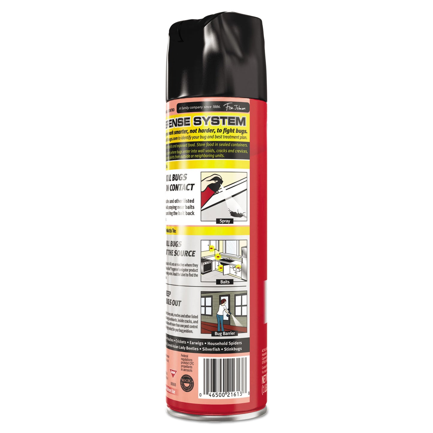 Raid® Ant and Roach Killer, 17.5 oz Aerosol Spray, Outdoor Fresh, 12/Carton (SJN386220)