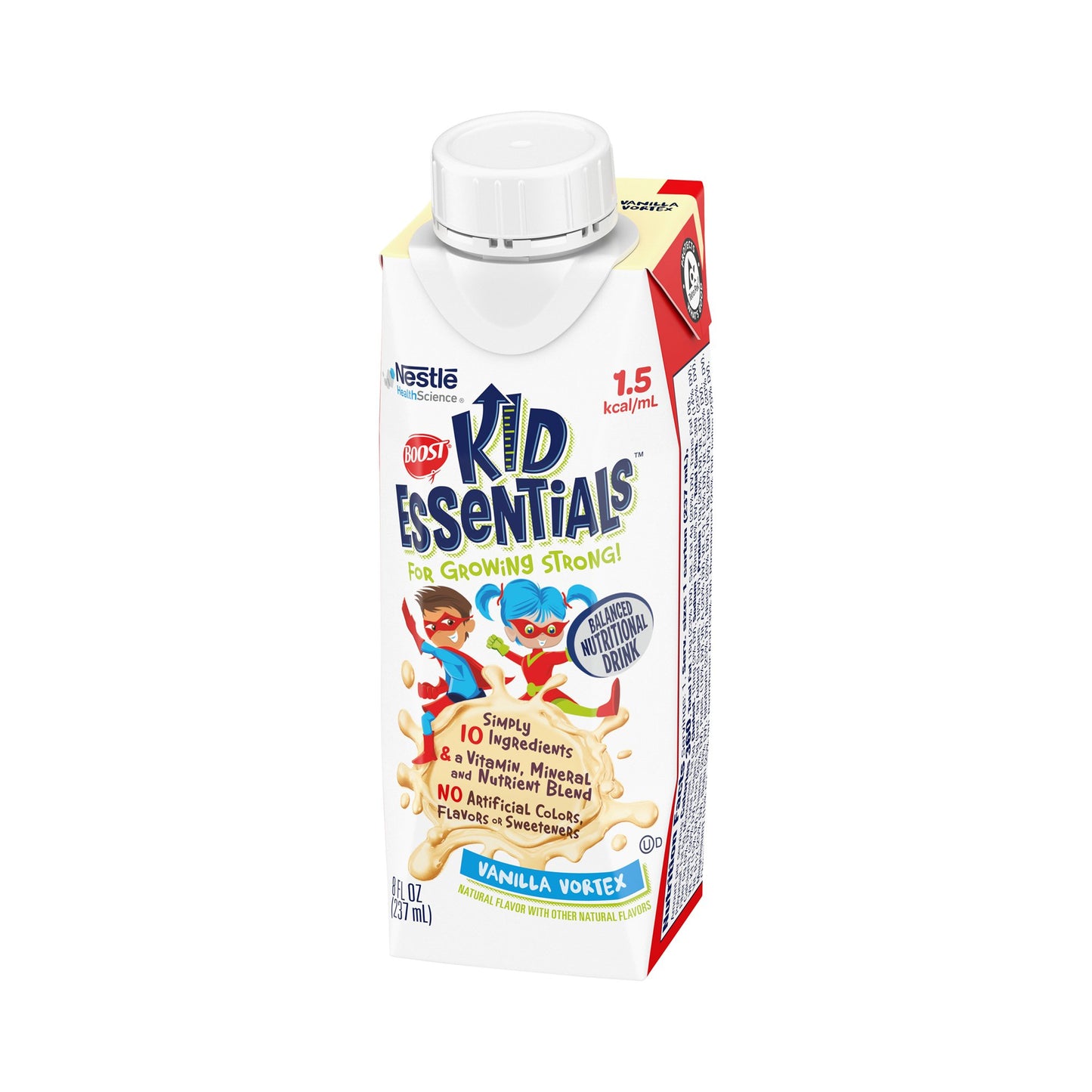 Boost® Kid Essentials™ 1.5 Pediatric Oral Supplement Vanilla Vortex Flavor 8 oz. Carton Liquid Vitamins / Minerals (1178510_EA)