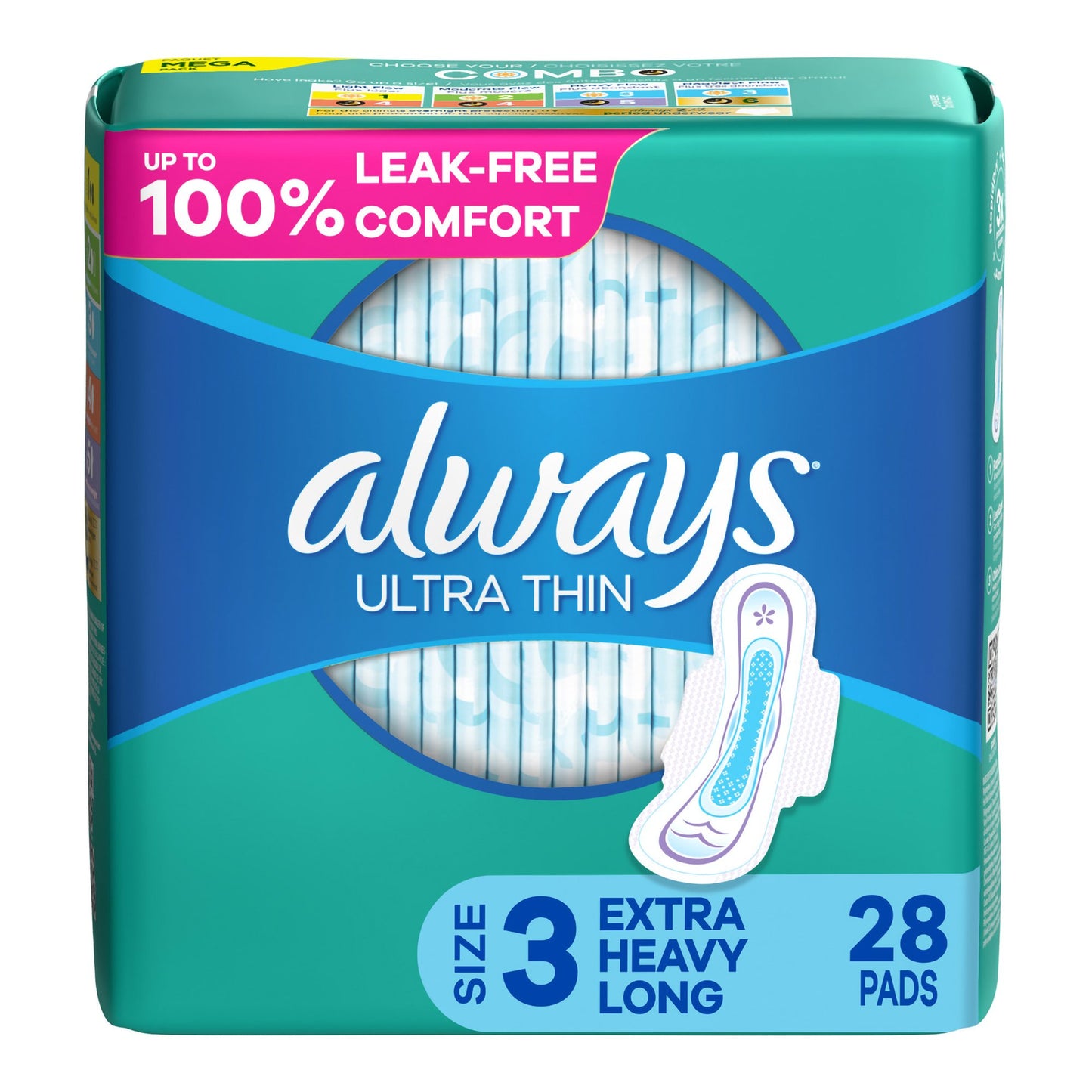 Always® Ultra Thin Feminine Pad With Wings Super Absorbency (1231748_PK)