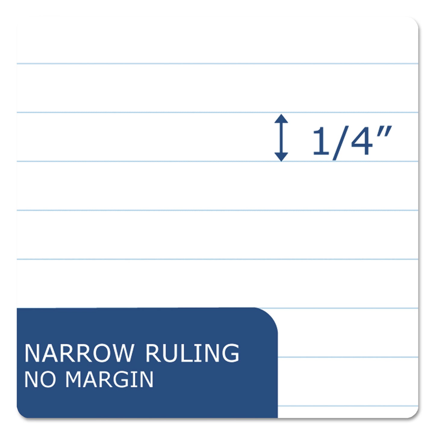 Roaring Spring® Environotes Little Green Notepad, Gray Cover, Wide/Legal Rule, (60) White 3 x 5 Sheets (ROA77355)