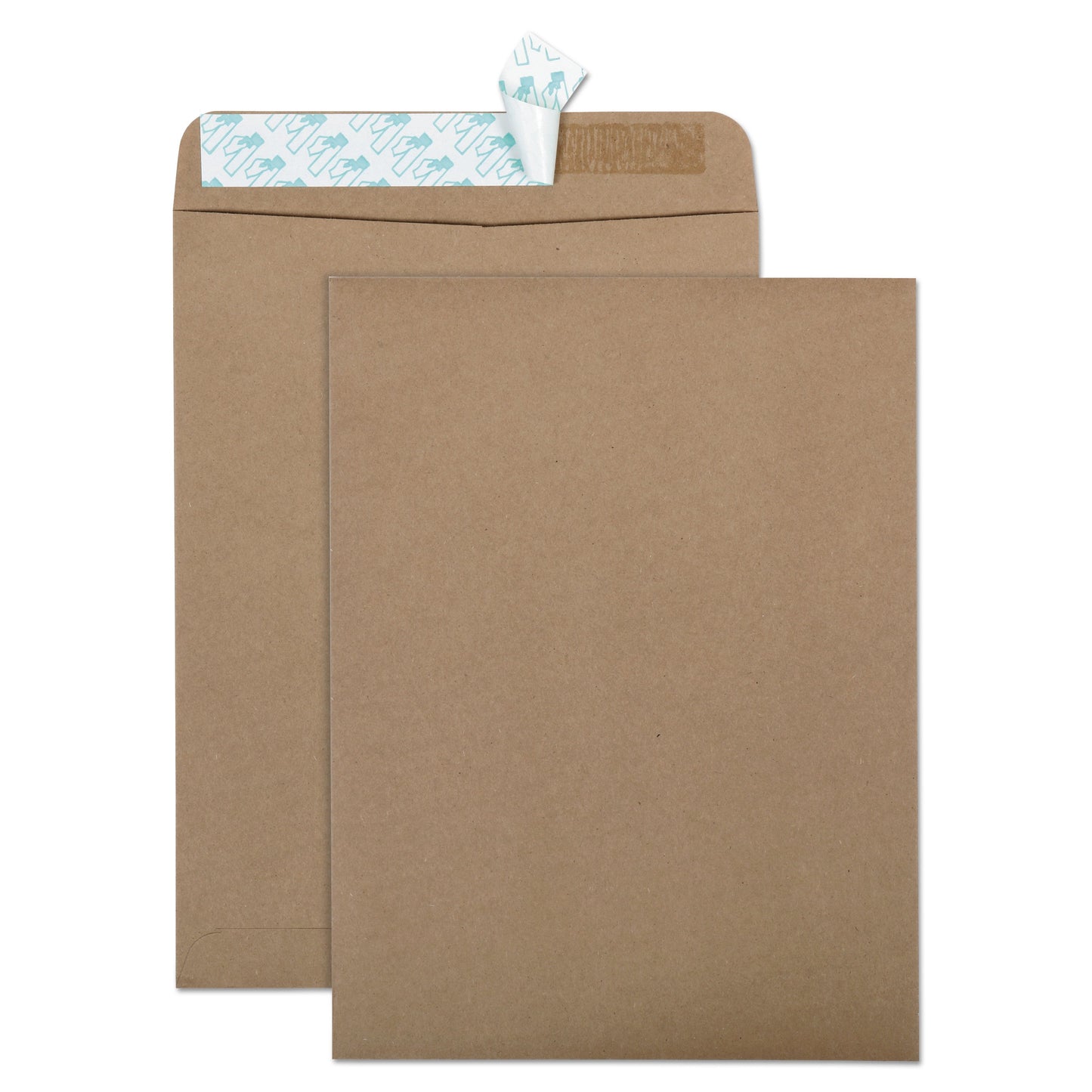 quality-park-100-recycled-brown-kraft-redi-strip-envelope-num-qua44511_1