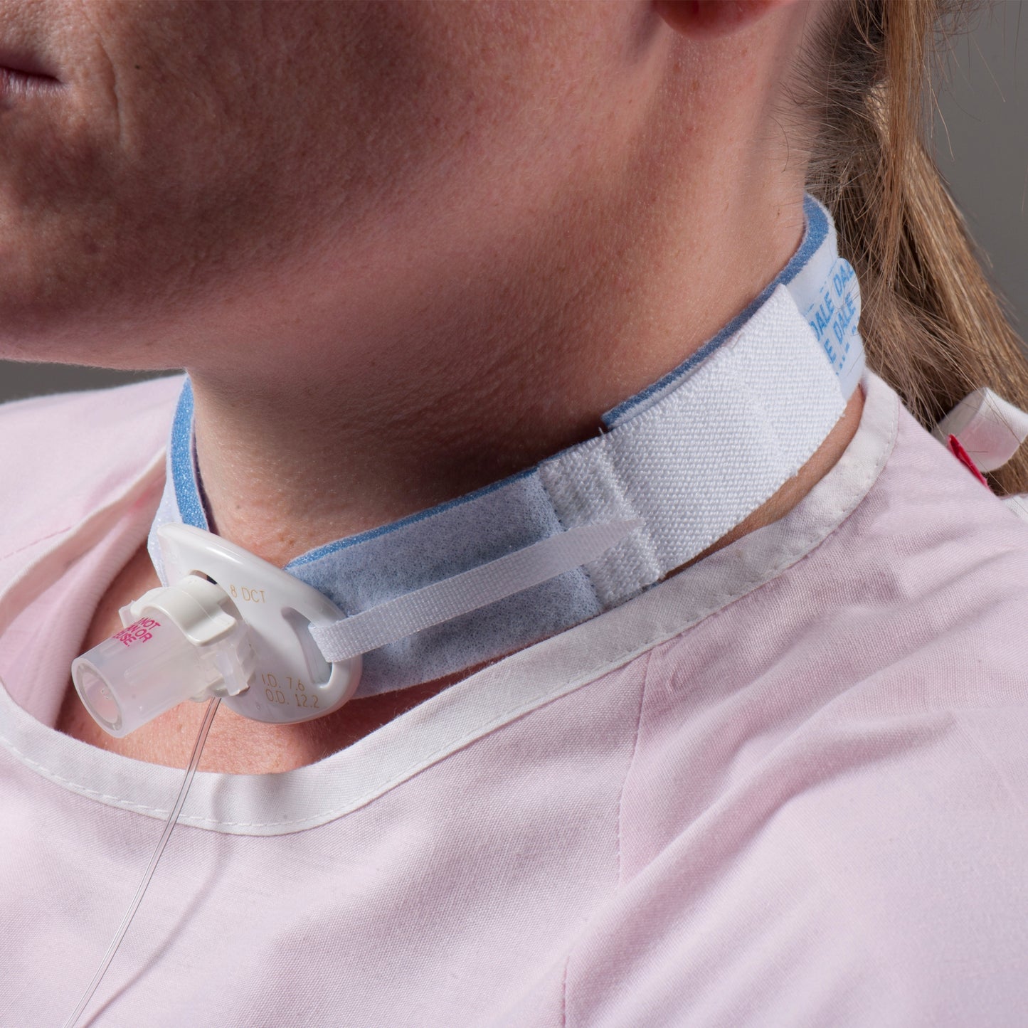 Blue® Tracheostomy Tube Holder 1 X 19-1/2 Inch Pediatric / Adult (197968_EA)