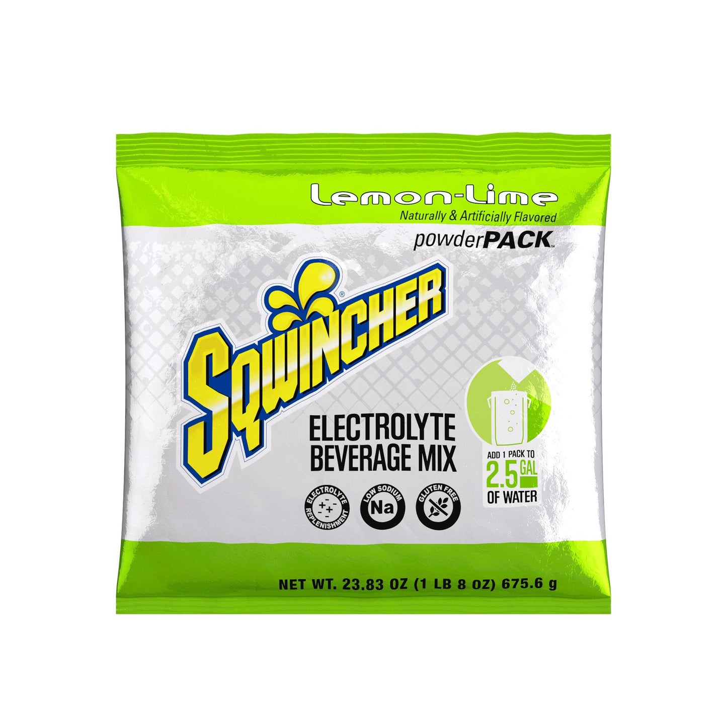 Sqwincher® Powder Pack® Oral Electrolyte Solution Lemon-Lime Flavor 23.83 oz. Electrolyte (1065942_CS)