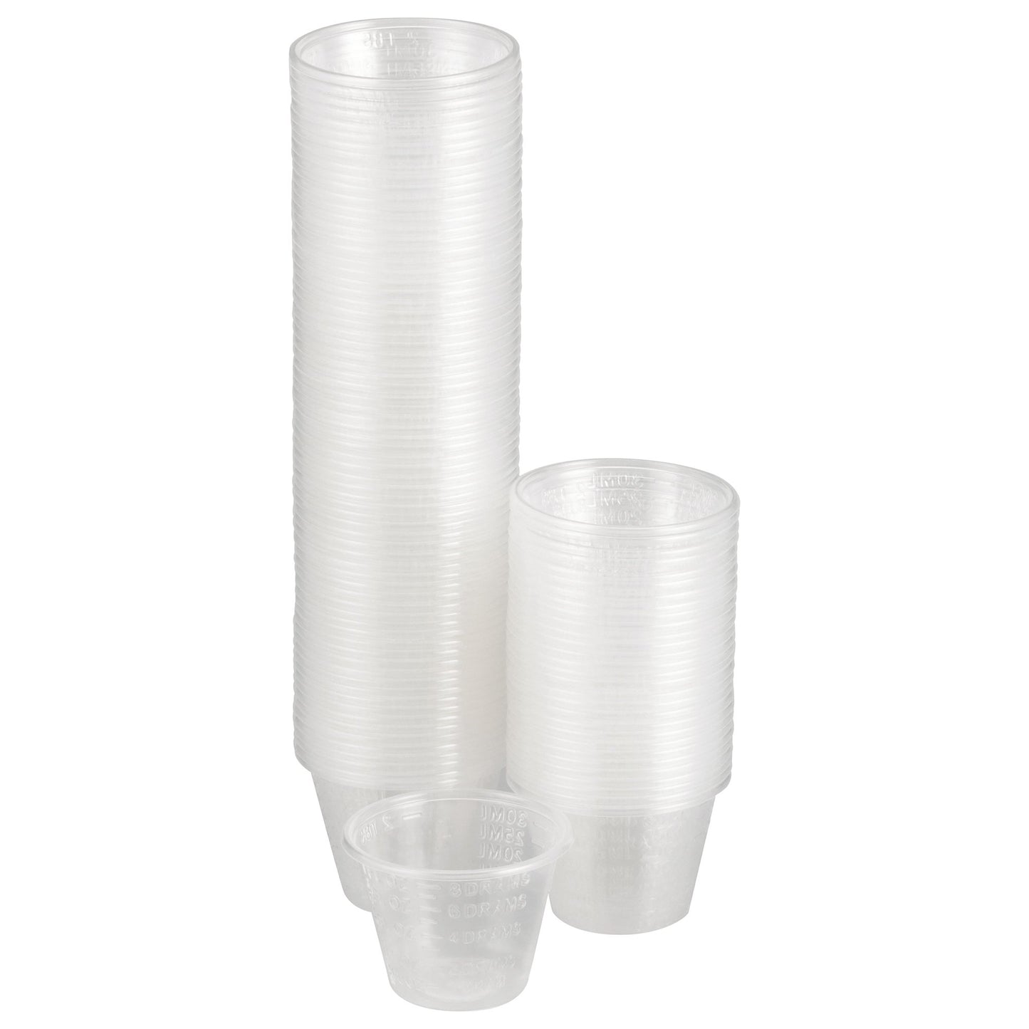 McKesson Medicine Cup 1 oz. Clear Plastic Disposable NonSterile (188670_CS)