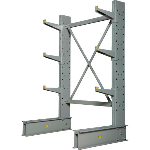 Global Industrial Single Sided Cantilever Rack Starter, 2" Lip48"Wx33"Dx72"H - Best Value Series (WB320828)