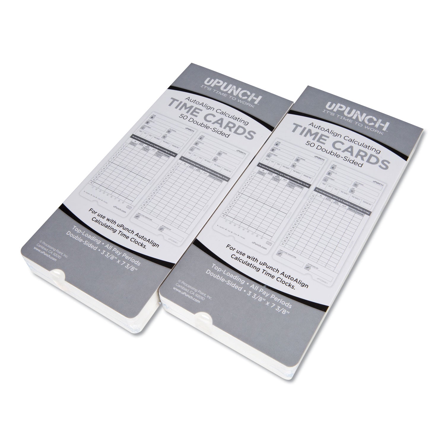 upunch-time-clock-cards-for-upunch-hn2000-hn4000-hn4600-two-sides-7-5-x-3-5-100-pack-ppzhntcl2100_1