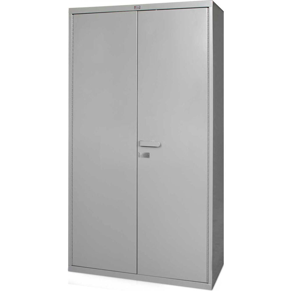 Global Industrial Heavy Duty Storage Cabinet, 16 Gauge, 36"W x 18"D x 60"H, Gray (WB316052)