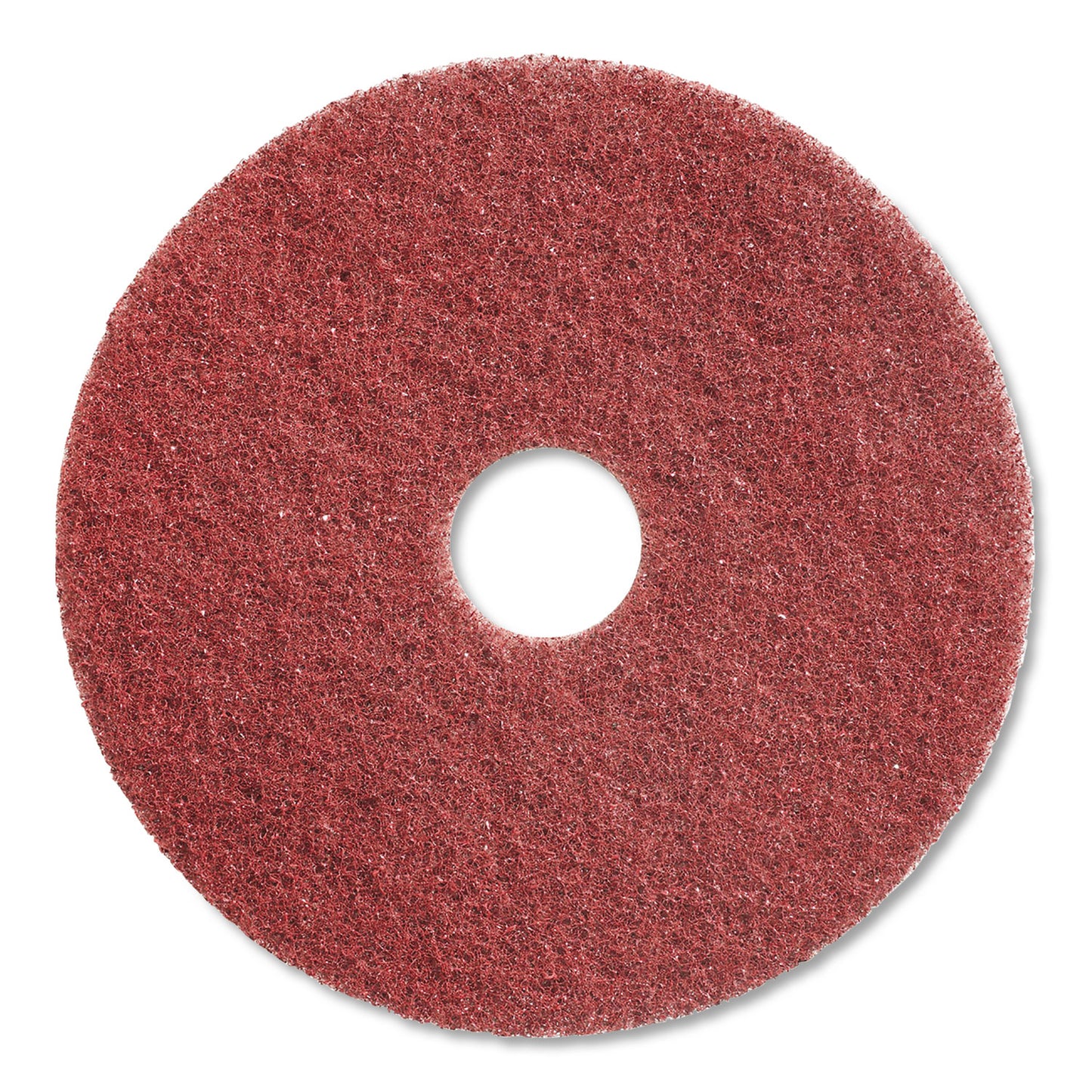 Diversey™ High-Traffic Twister Floor Pad, 17" Diameter, Red, 2/Carton (DVSDD7523648)