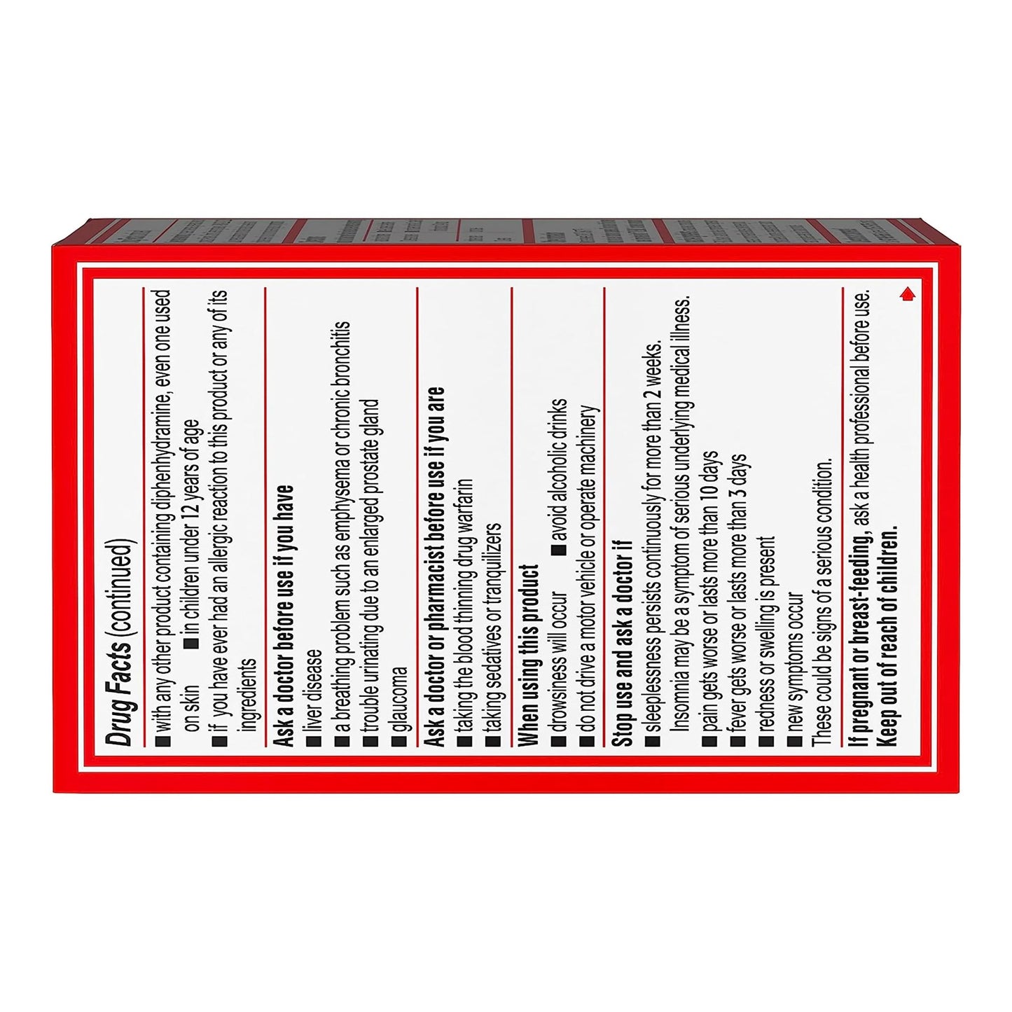 Tylenol® PM Night Time Pain Relief 500 mg - 25 mg Strength Acetaminophen Capsule (1228835_BT)
