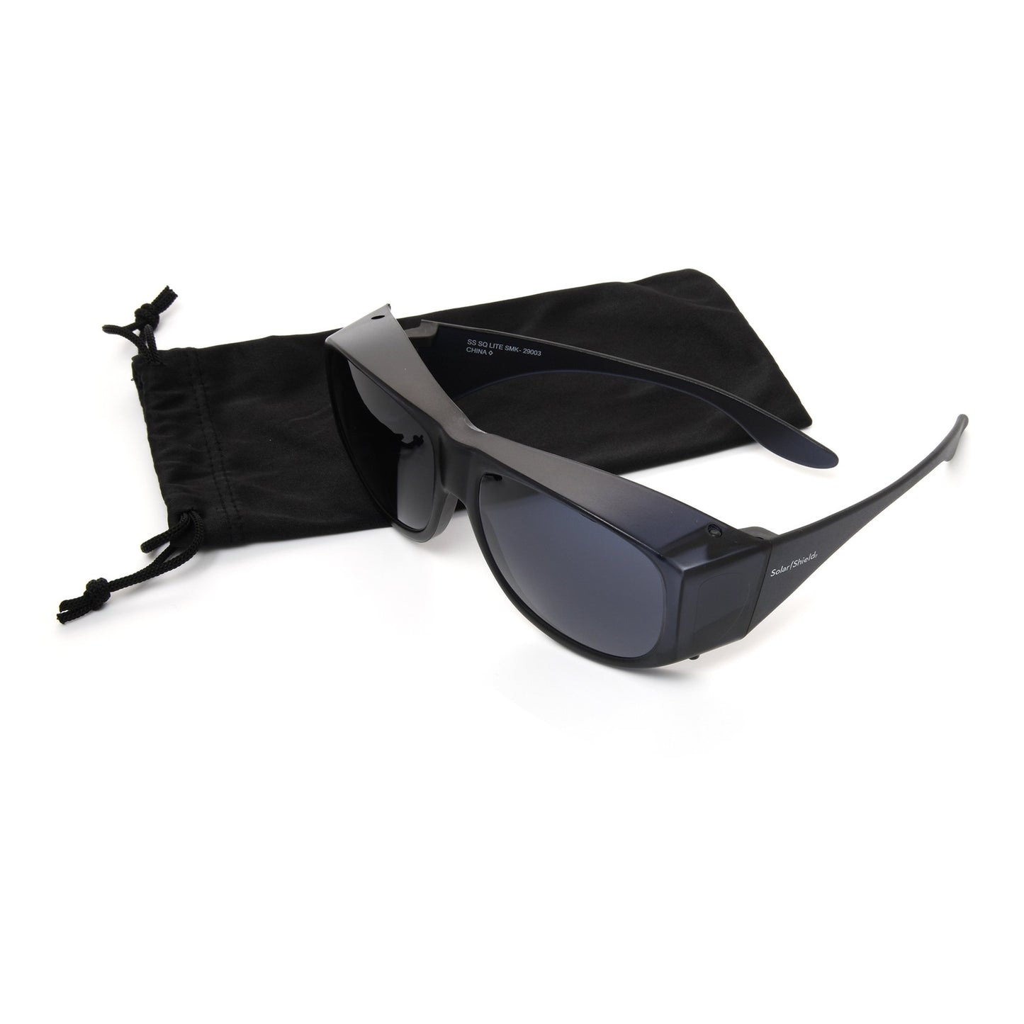 Solar Shield® Lite Fits Over Sunglasses Fit Over Polycarbonate Lens Black Frame Over Ear (1203748_EA)