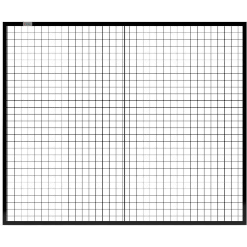 Global Industrial Machine Wire Guard Panel, 6'W, Black (WB800487BK)