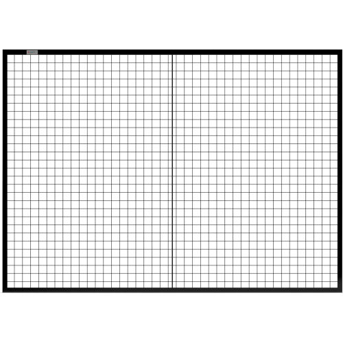 Global Industrial Machine Wire Guard Panel, 7'W, Black (WB800488BK)