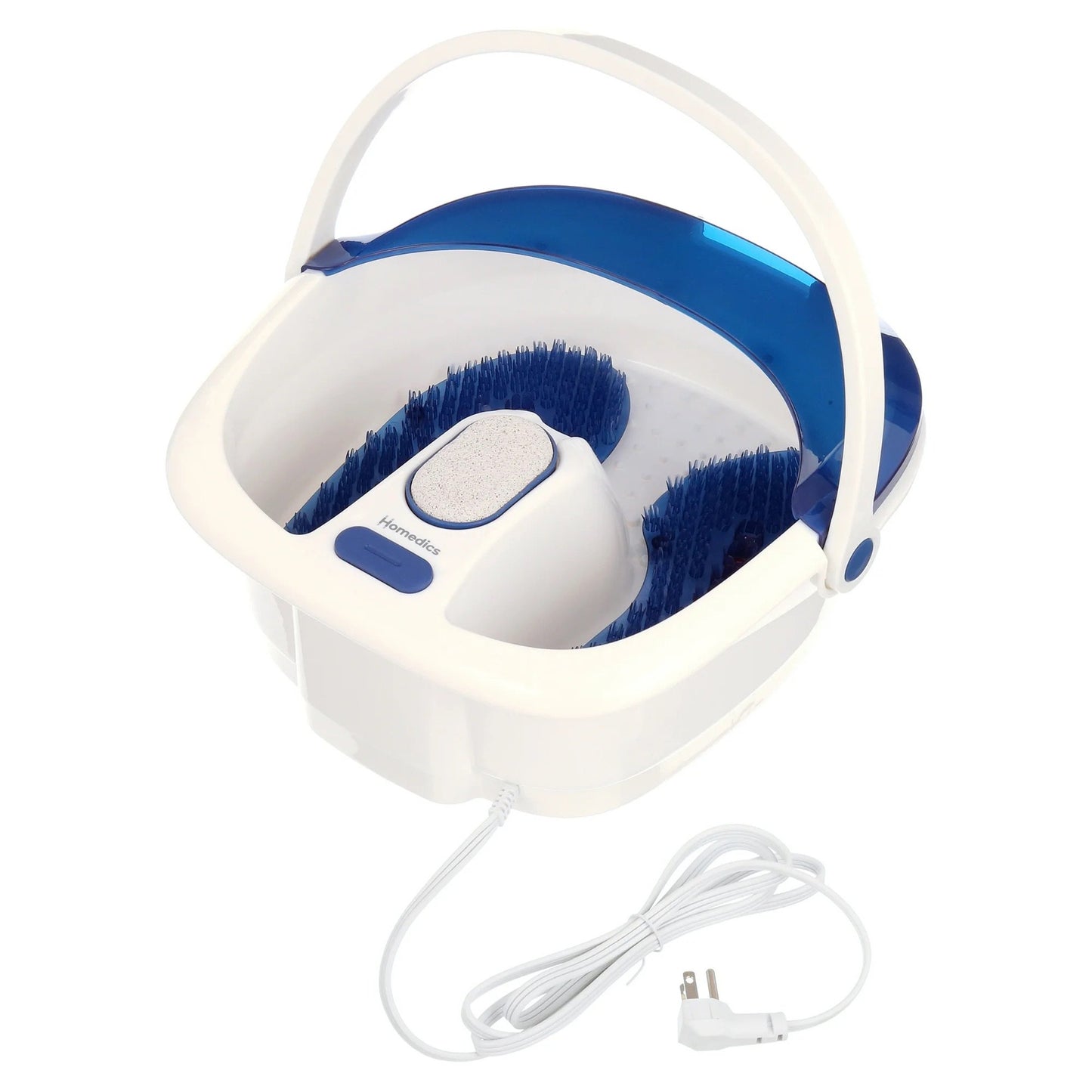 HoMedics® Bubble Bliss Elite Foot Bath with Heat Boost Blue / White Plastic (1253807_EA)