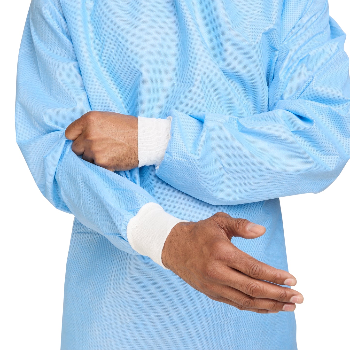 ULTRA Non-Reinforced Surgical Gown with Towel X-Large Blue Sterile AAMI Level 3 Disposable (217167_EA)
