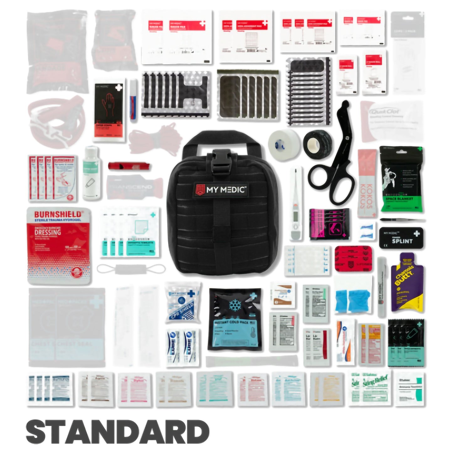 My Medic™ MYFAK Standard First Aid Kit Black Nylon Bag (1207715_EA)