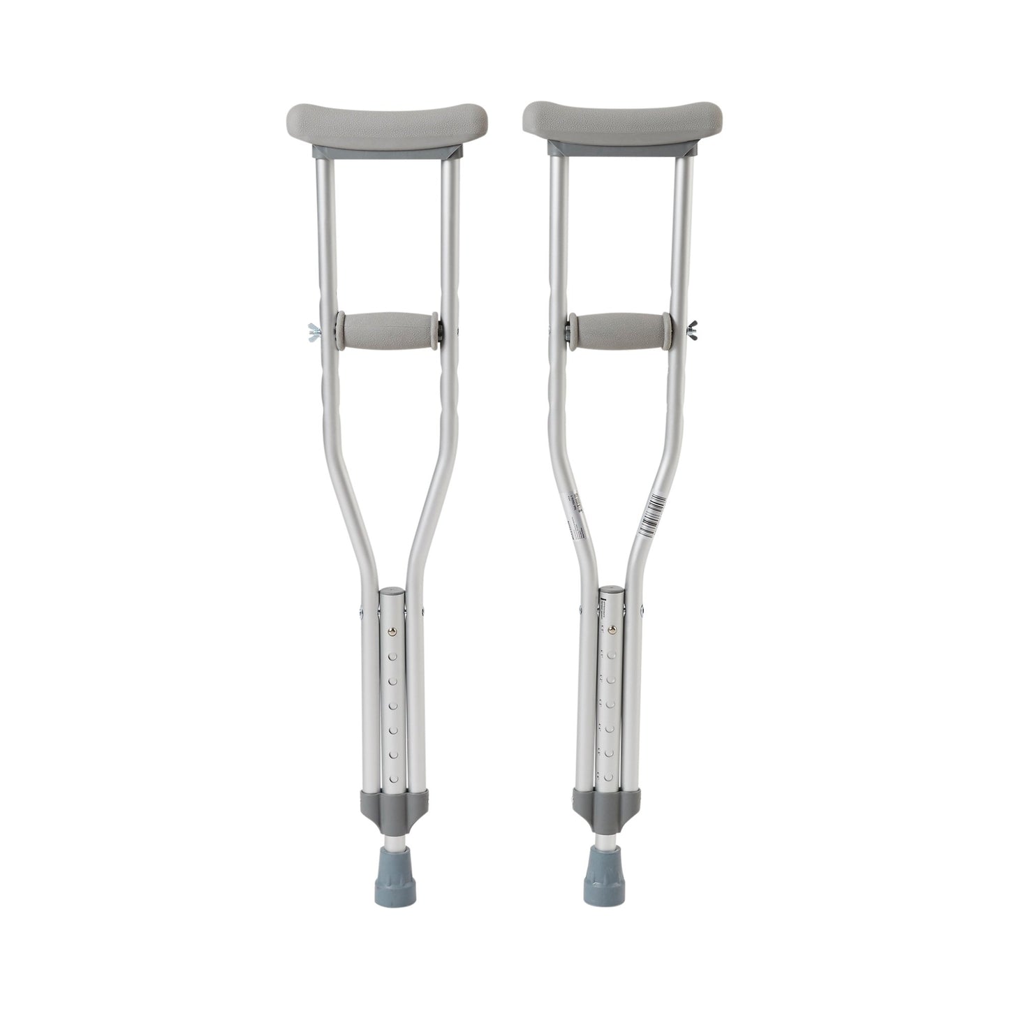 McKesson Underarm Crutches Pediatric 4 Foot to 4 Foot 6 Inch User Height Aluminum Frame 175 lbs. Weight Capacity (1076178_PR)