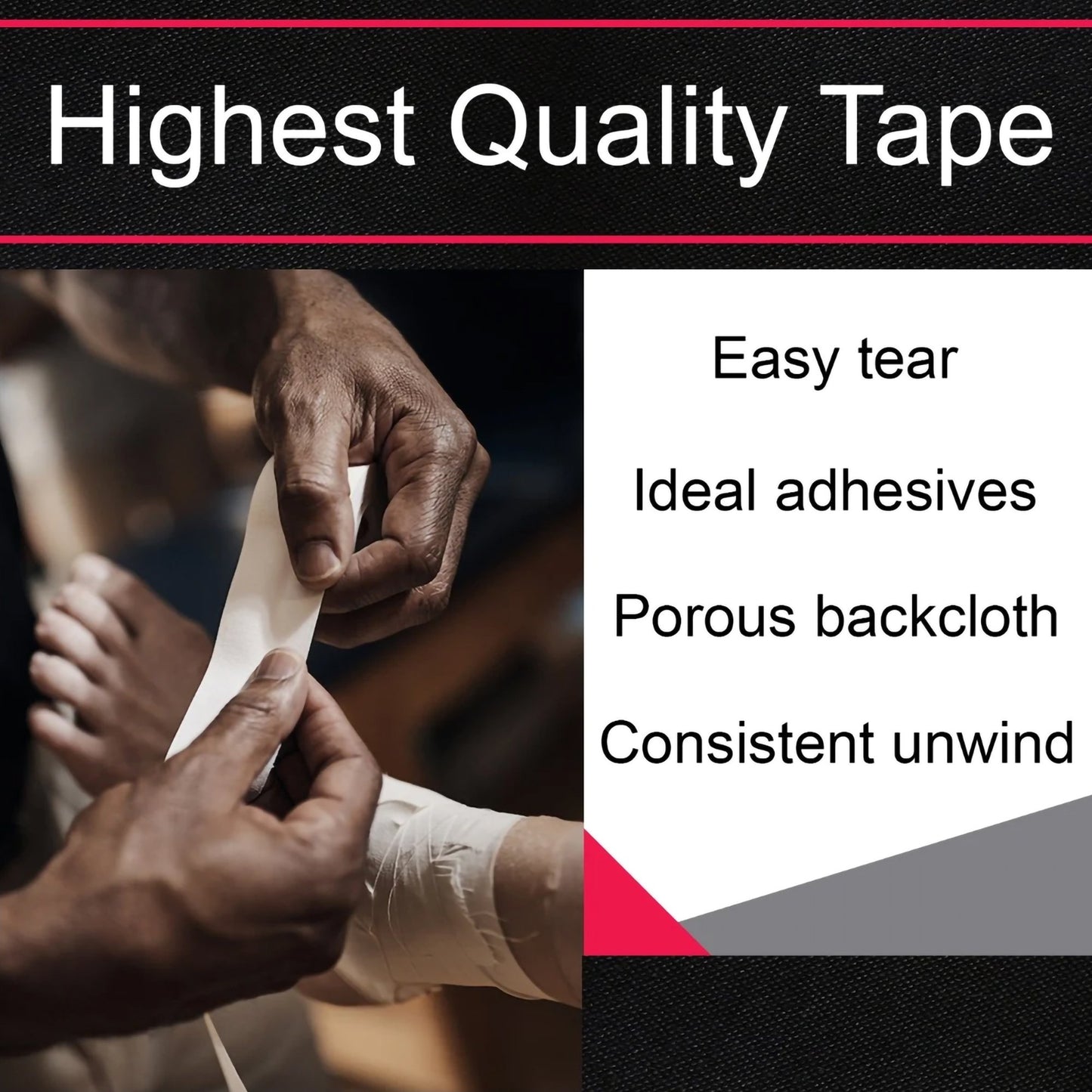 Cramer® 950 Athletic Tape White 1-1/2 Inch X 15 Yard Cotton / Zinc Oxide NonSterile (839896_CS)