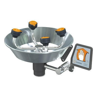 Guardian WideArea Eye/Face Washes, Wall Mounted, 4 Heads (333-G1724)