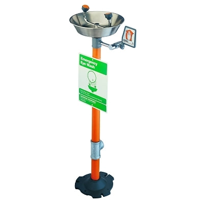 Guardian Pedestal Mounted Eyewash, 11-1/8 in dia Stainless Steel Bowl, 1.6 GPM (333-G1825)