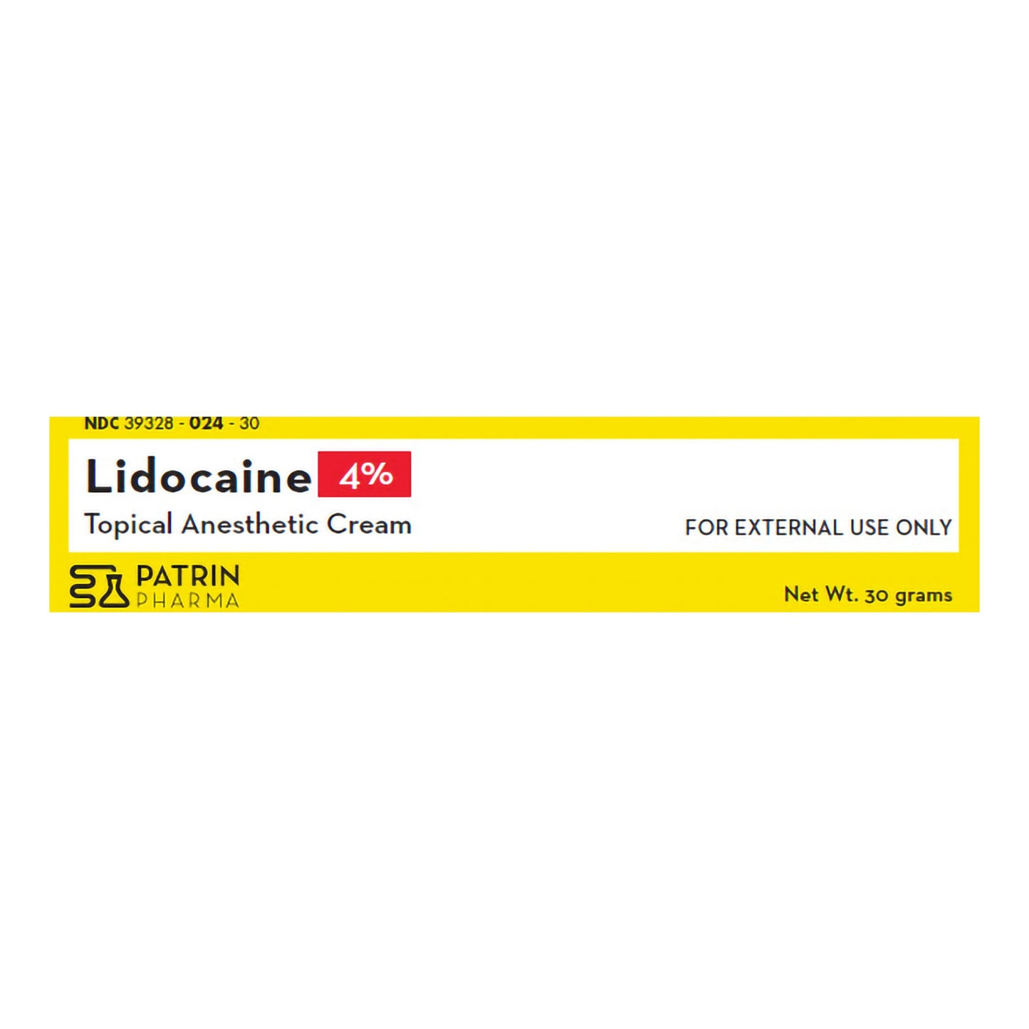 Patrin Pharma Inc Lidocaine HCl 4% Cream 30 Gram (1128103_EA)