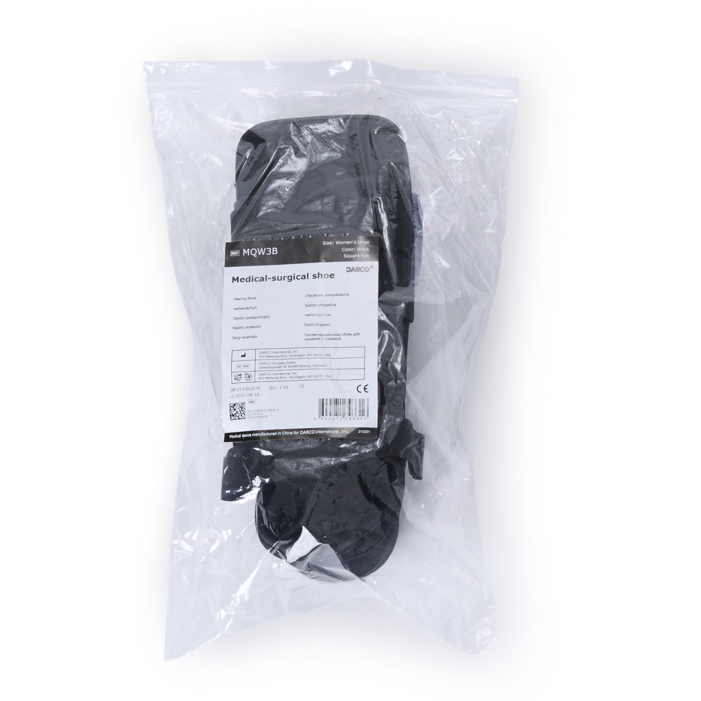 MedSurg™ Post-Op Shoe Large Female Black (683889_EA)