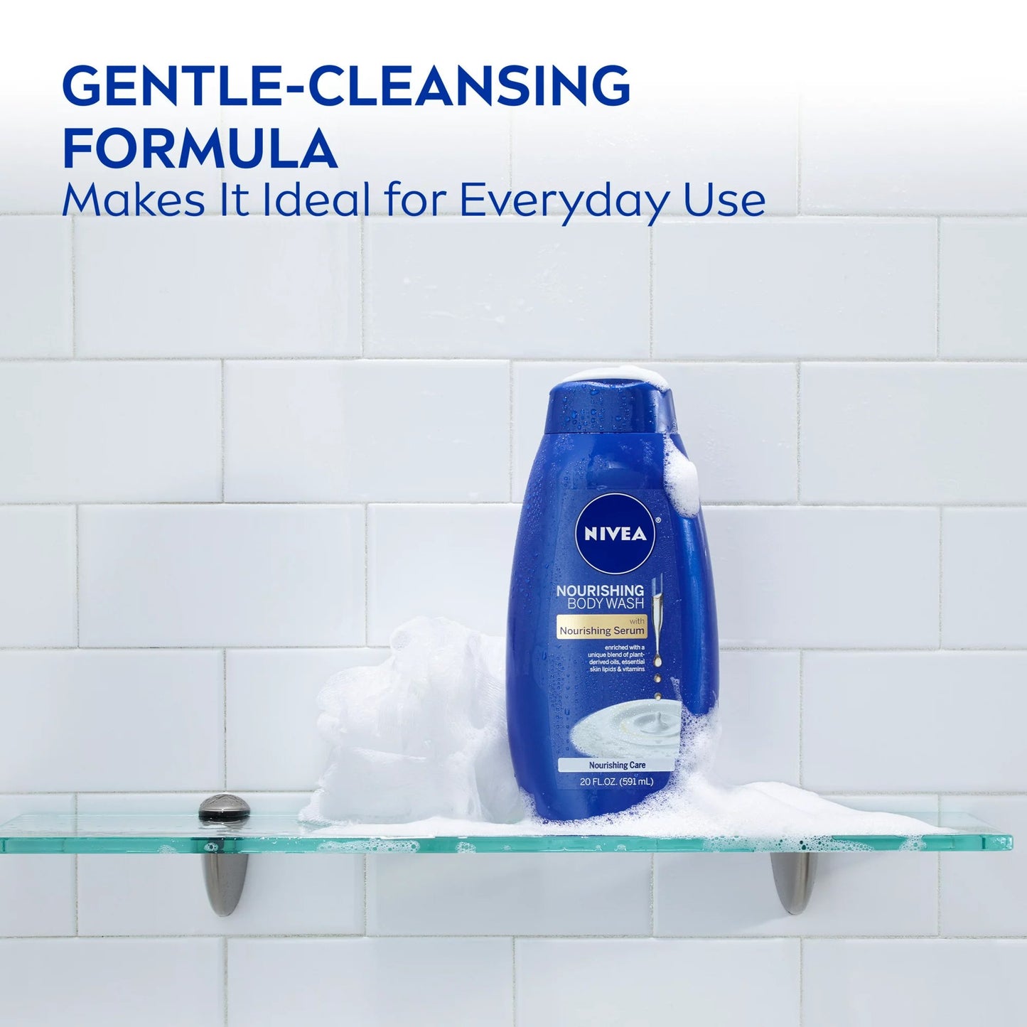 Nivea® Nourishing Body Wash Cream 20 oz. Bottle Scented (1231872_EA)