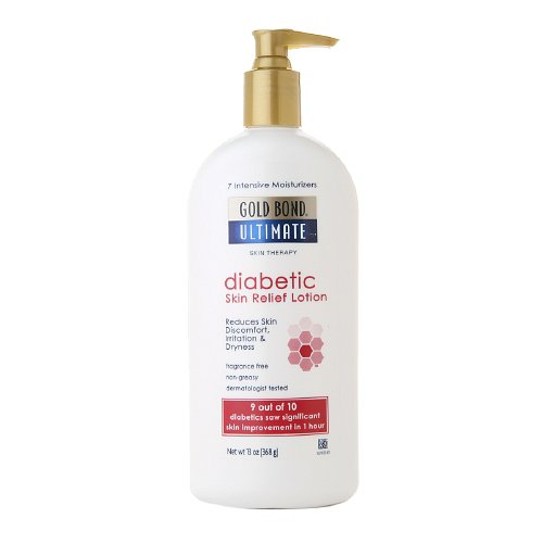 Gold Bond® Diabetics Hand and Body Moisturizer 13 oz. Bottle Unscented Lotion (875313_BT)