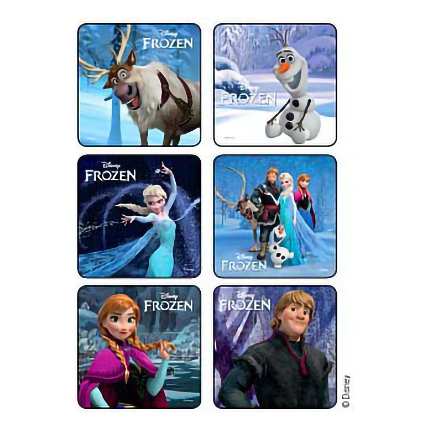 Disney® 75 per Roll Frozen Sticker 2-1/2 Inch (946621_RL)