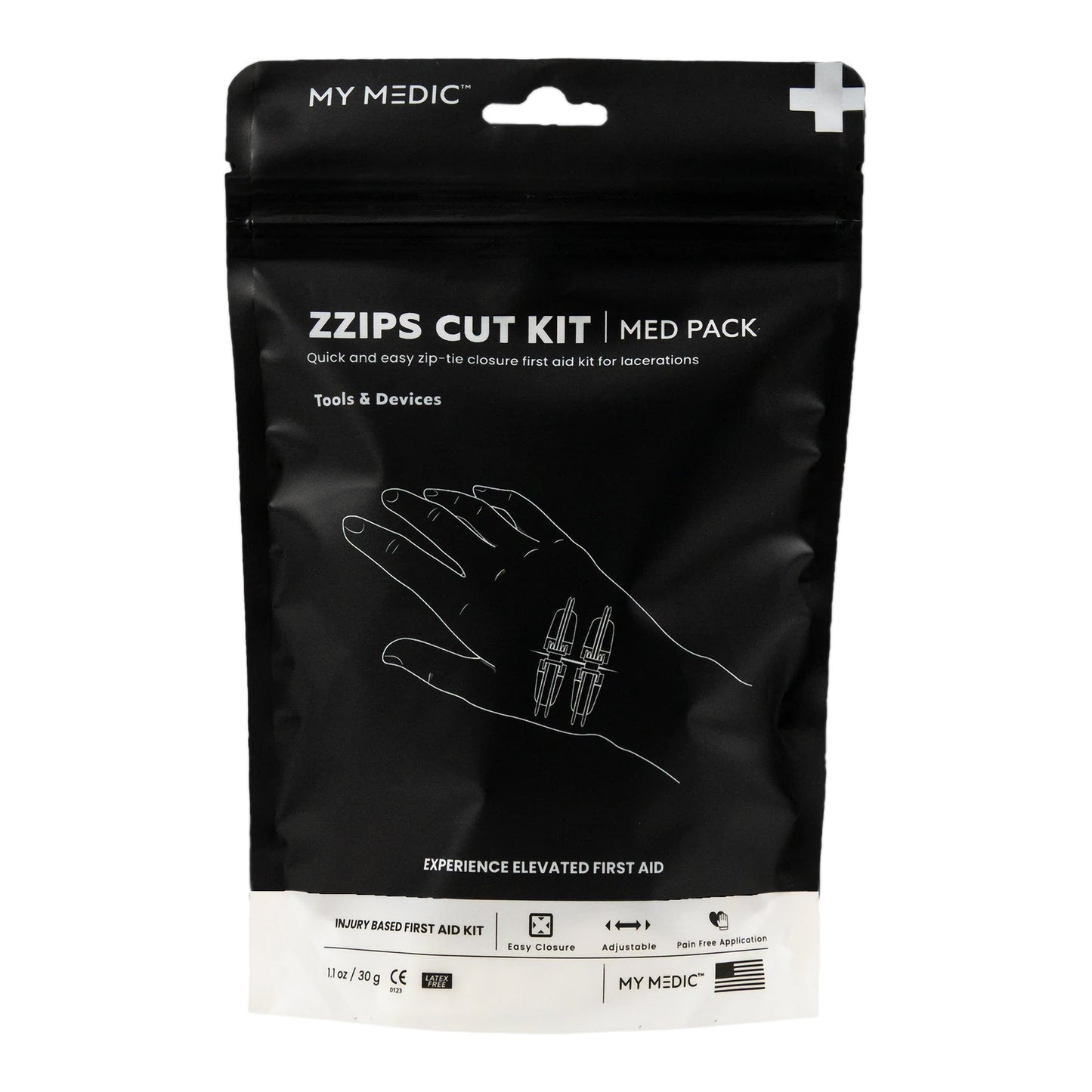 My Medic™ MED PACKS ZZIPS Cut Kit First Aid Kit Plastic Pouch (1207747_EA)