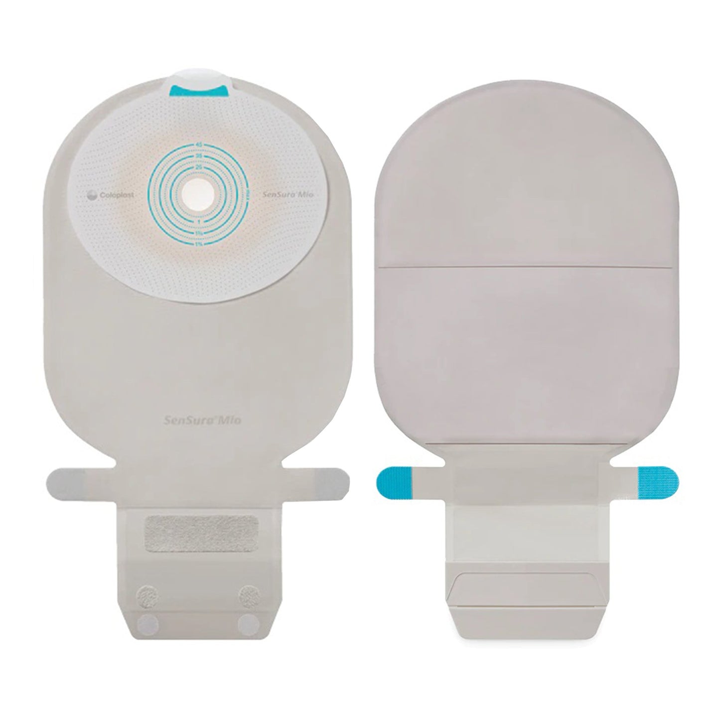 SenSura® Mio Ostomy Pouch One-Piece System 11 Inch Length, Maxi Flat, Pre-Cut 1-3/8 Inch Stoma Drainable (884548_BX)
