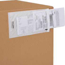 Global Industrial Packing List Envelopes, 5-1/2"W x 10"L, Clear, 1000/Pack (WB354711)