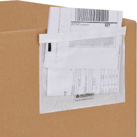 Global Industrial Packing List Envelopes, 7"L x 5-1/2"W, Clear, 1000/Pack (WB354712)