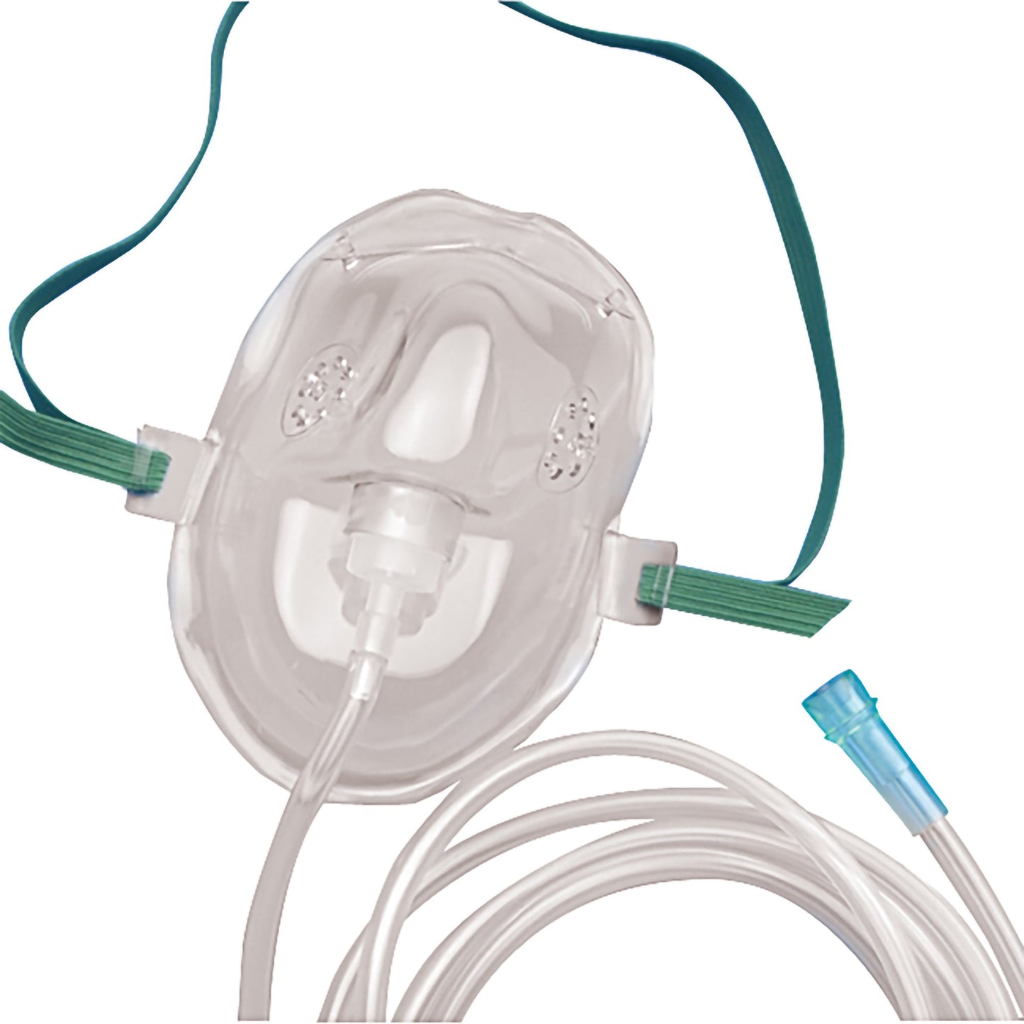 AirLife® Oxygen Mask Elongated Style Adult One Size Fits Most Adjustable Head Strap (226900_CS)