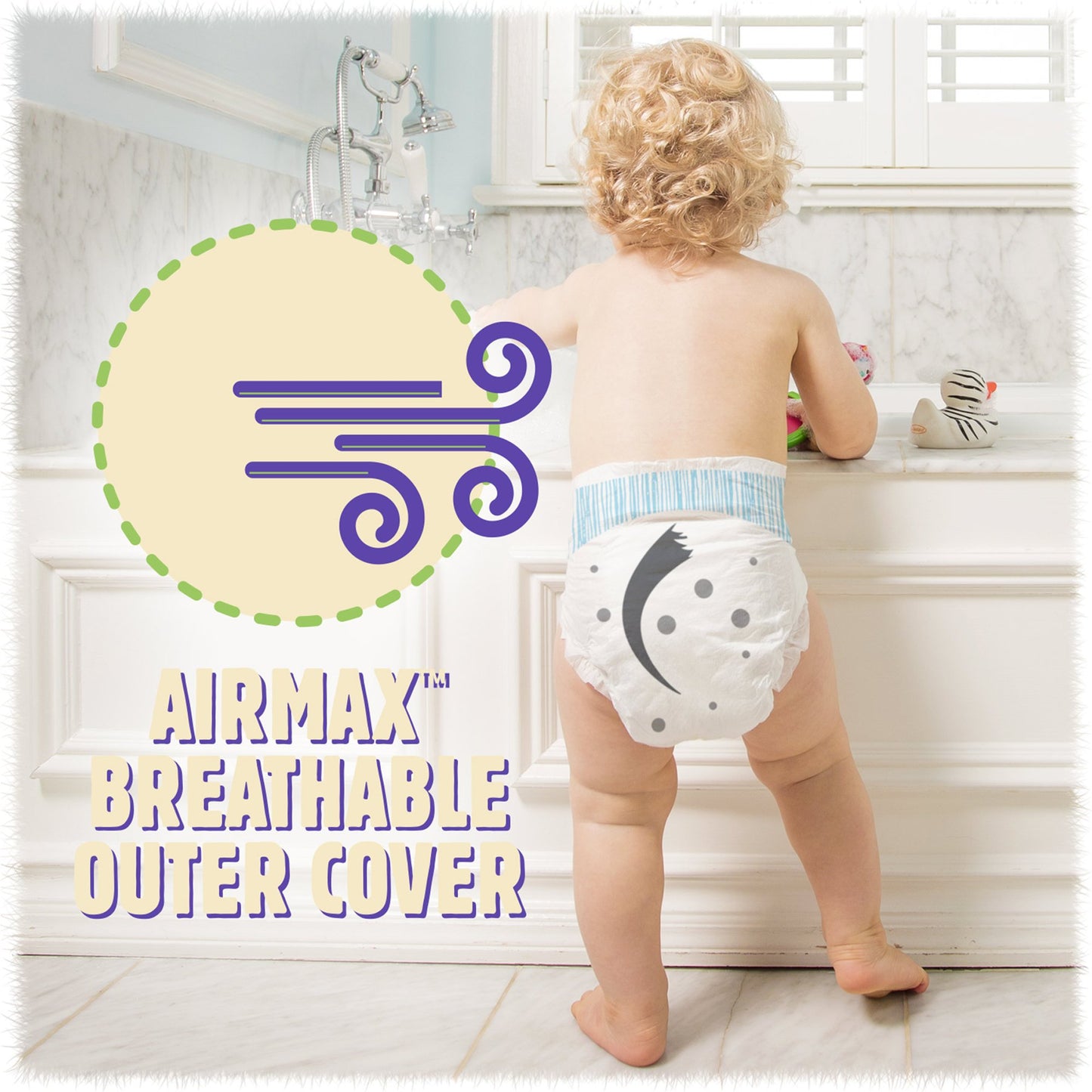 Cuties® Complete Care Unisex Baby Diaper Size 2 Disposable Heavy Absorbency (699152_CS)