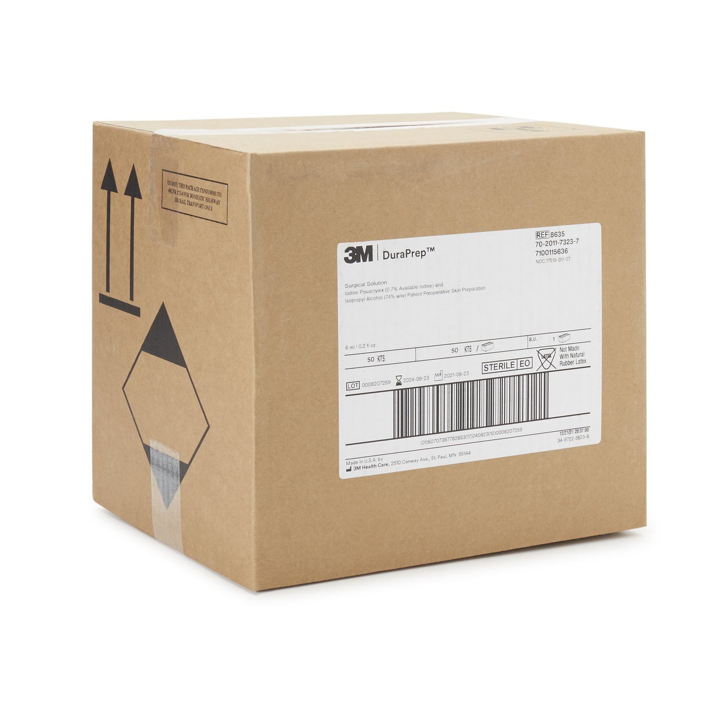 3M™ DuraPrep™ Skin Prep Solution 6 mL Foam Applicator 0.7% / 74% Strength Iodine Povacrylex / Isopropyl Alcohol NonSterile (202719_EA)