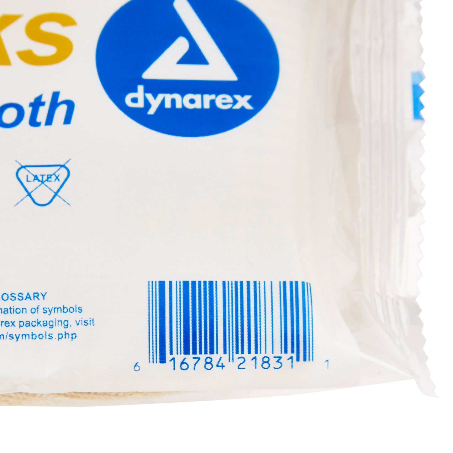 Dynarex Slipper Socks Unisex Adult X-Large Single Tread Single Patient Use Beige (826646_CS)