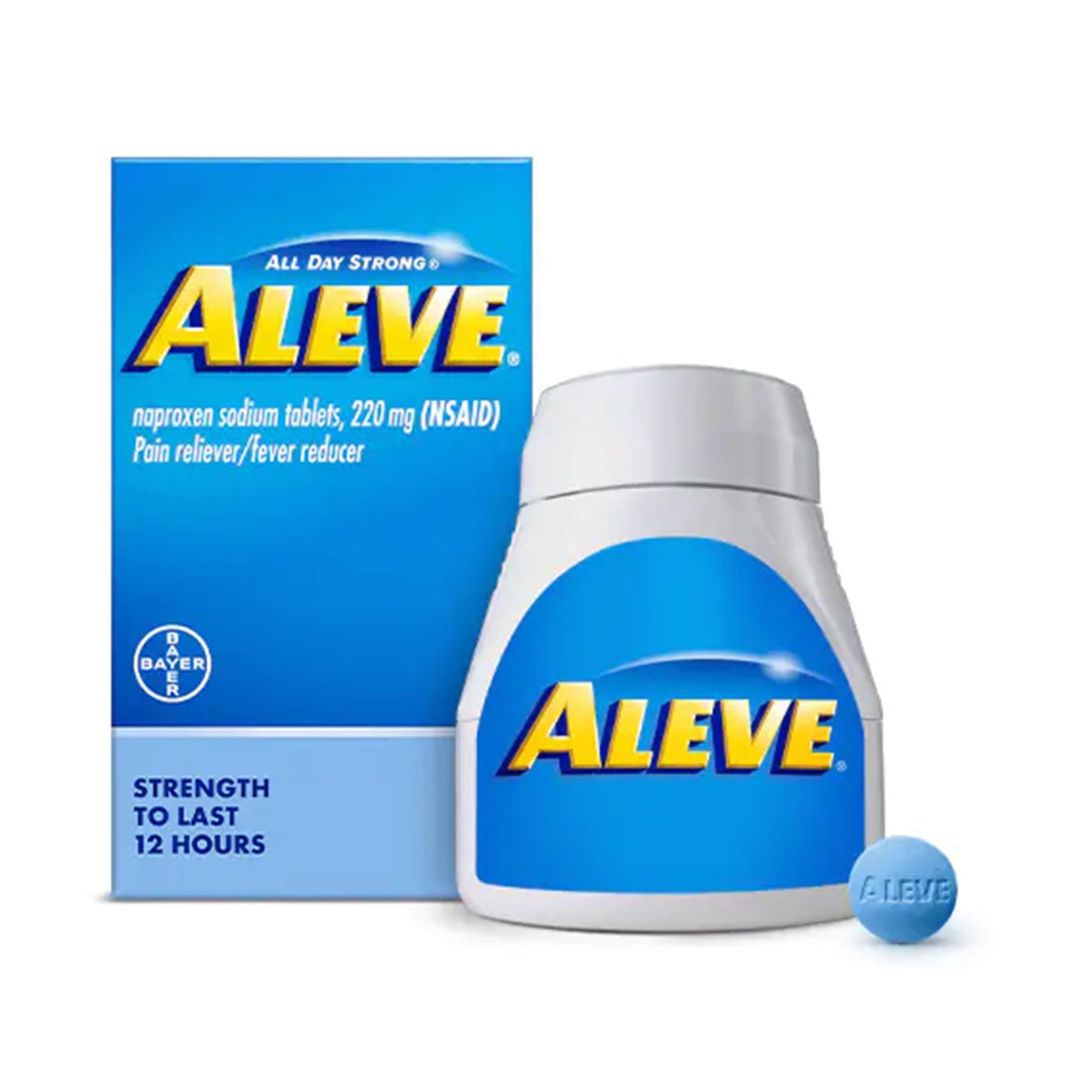 Aleve® Pain Relief 220 mg Strength Naproxen Sodium Tablet 24 per Bottle (1194724_BT)