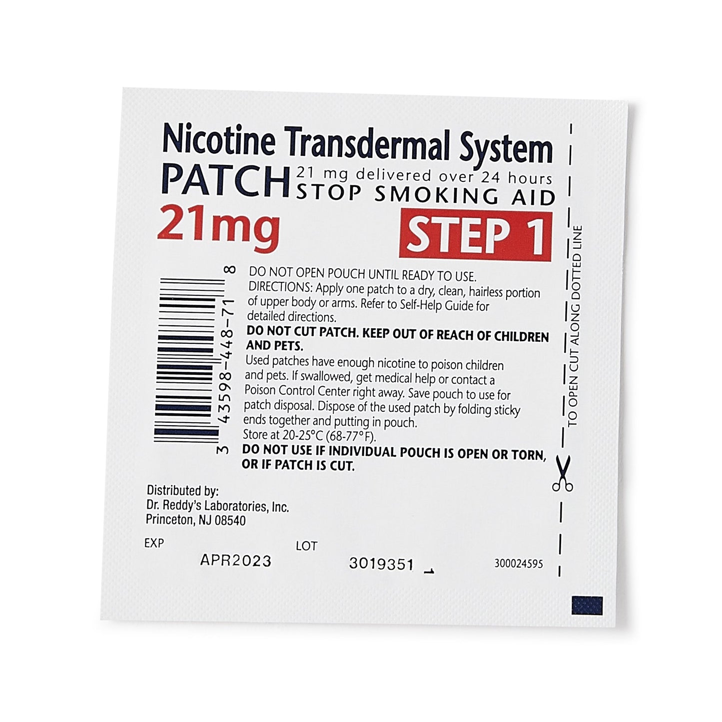Habitrol® Stop Smoking Aid 21 mg Strength Transdermal Patch (989217_BX)