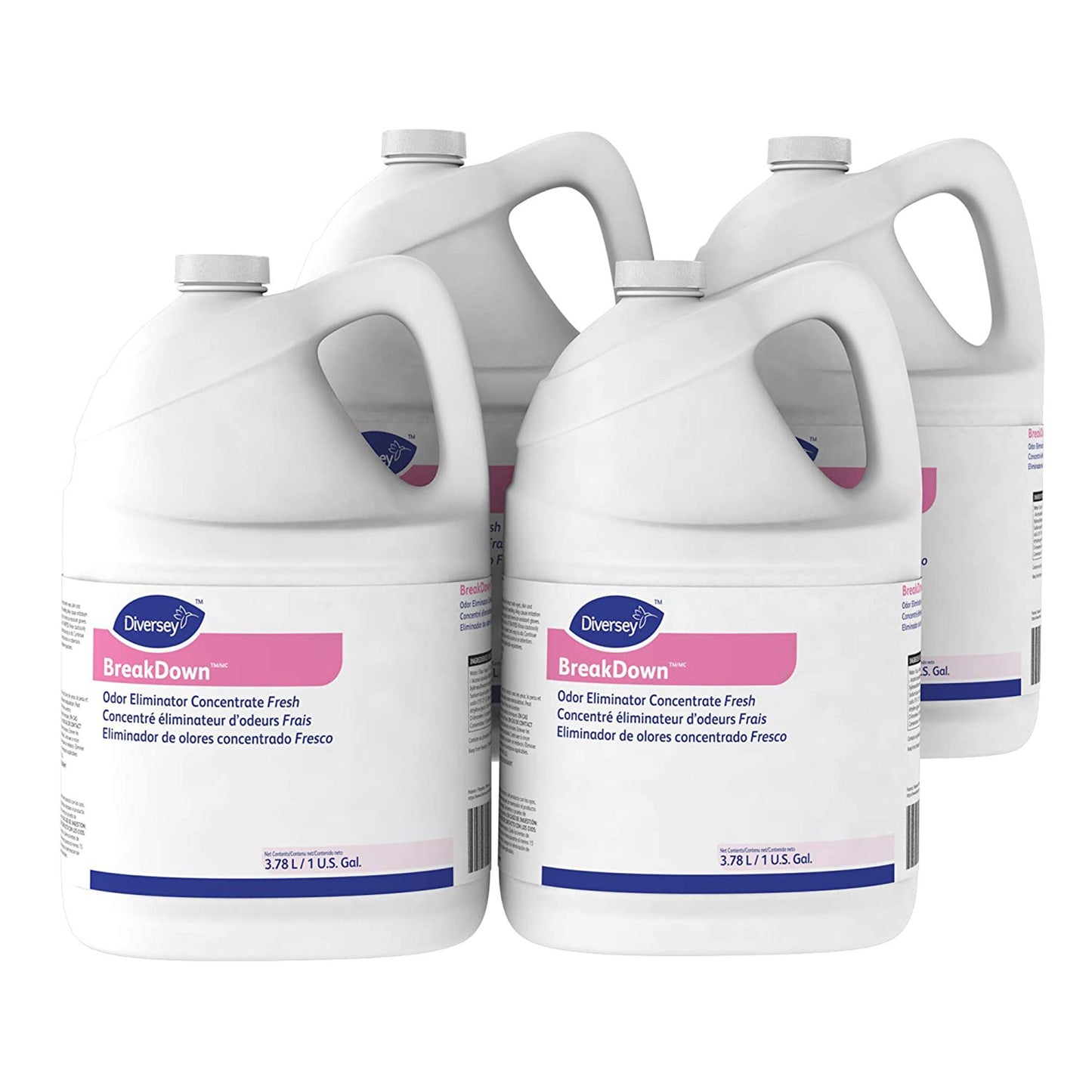 Diversey™ BreakDown™ Deodorizer Liquid Concentrate 1 gal. Jug Cherry Almond Scent (872832_CS)