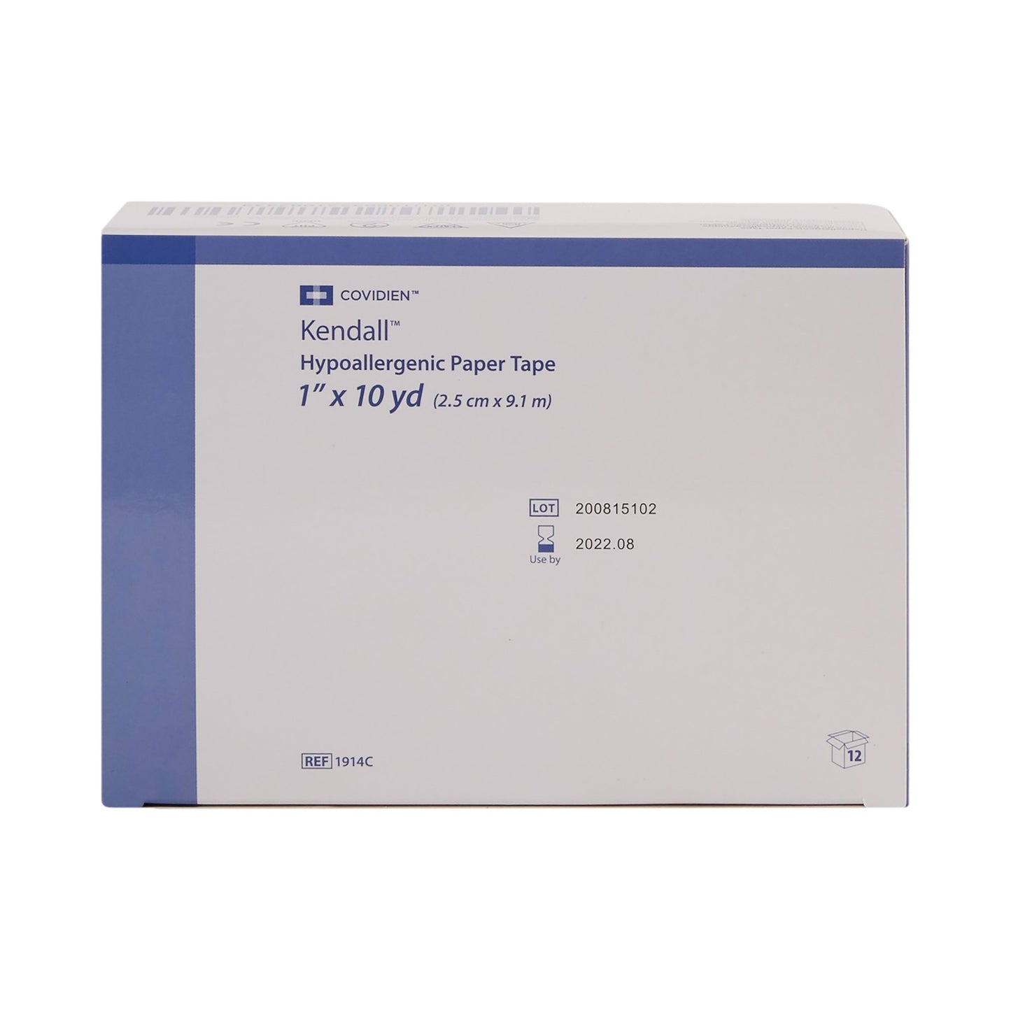 Kendall™ Hypoallergenic Hypoallergenic Medical Tape White 1 Inch X 10 Yard Paper NonSterile (696197_BX)