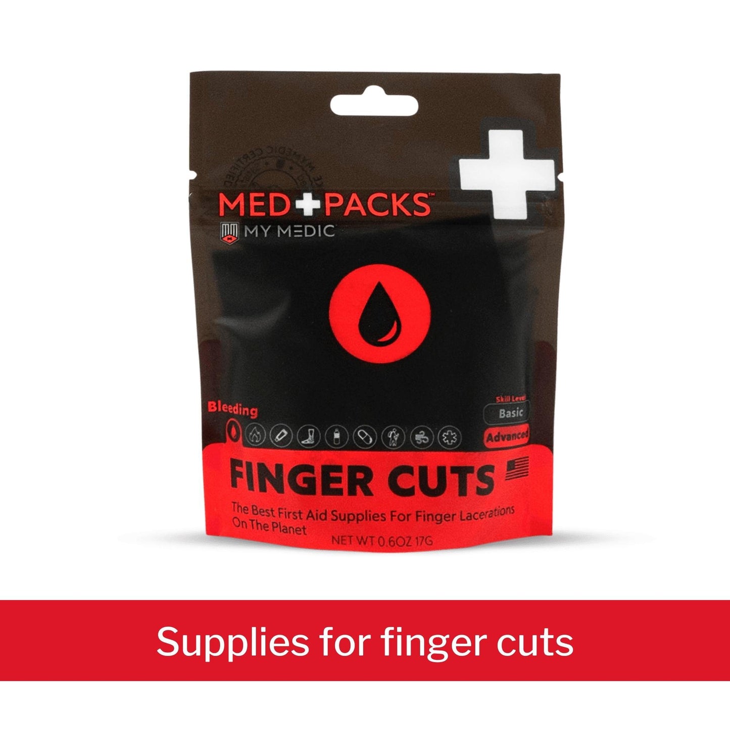 My Medic™ MED PACKS FInger Cut First Aid Kit Pouch (1207746_EA)