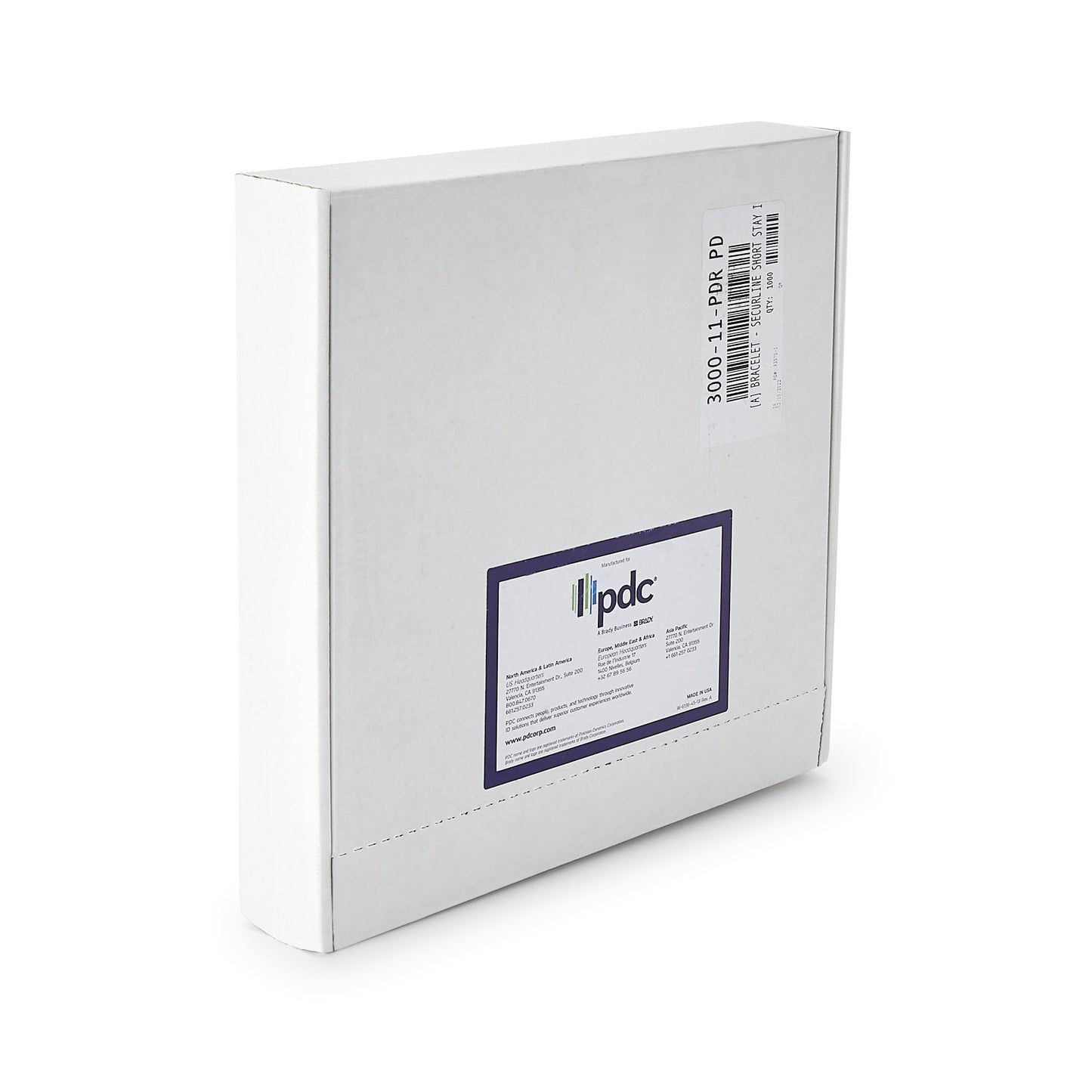 Short Stay® Identification Wristband Write On Band Adhesive Closure Without Legend (201762_BX)