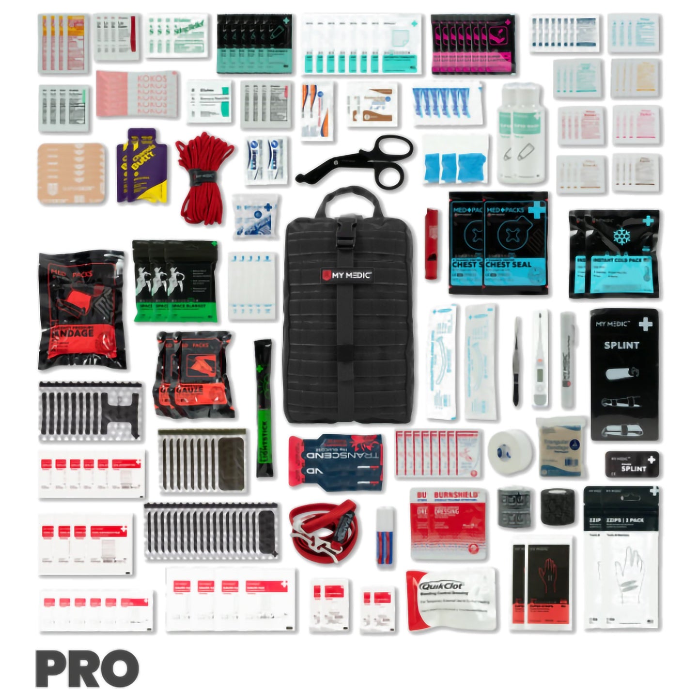 My Medic™ MYFAK Large First Aid Kit Black Nylon Bag (1207721_EA)