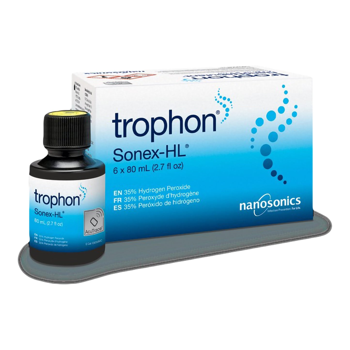 trophon® Ultrasound Probe Disinfectant 80 mL For trophon®2 Ultrasound Probes (1215605_EA)