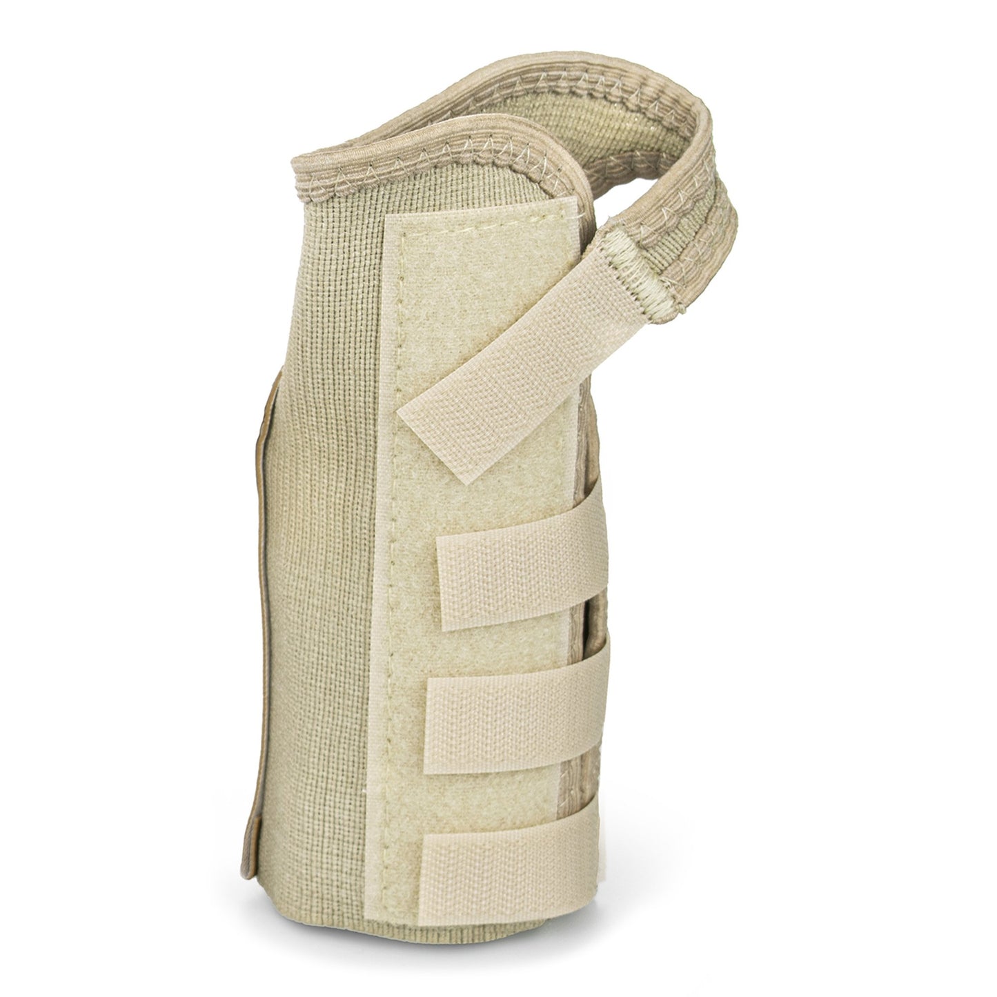 McKesson Wrist Brace Low Profile / Contoured / Wraparound Aluminum / Cotton / Elastic Left Hand Beige X-Small (1159152_EA)